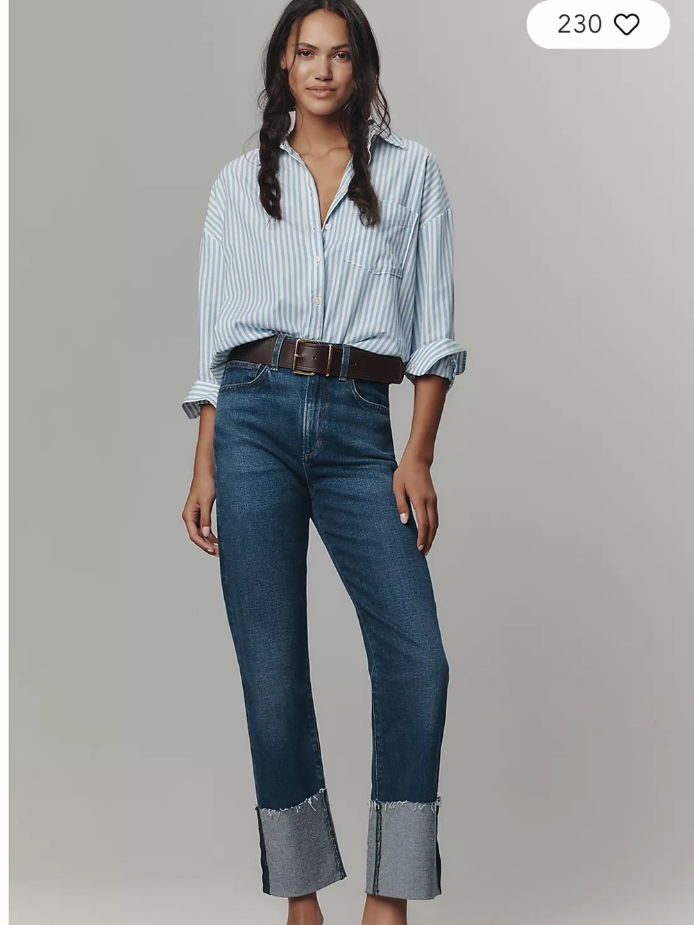 Joe’s Jeans The Margot Cuffed Slim Jeans